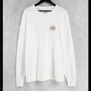 Vans White Long Sleeve T Shirt Size Medium